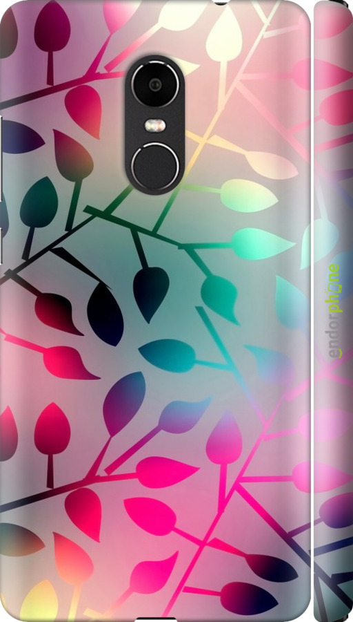 

3D пластиковий матовий чохол "Листя" для Xiaomi Redmi Note 4X