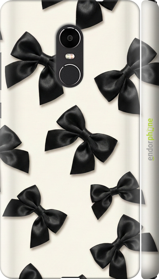 3D пластиковий матовий чехол Dark Coquette для Xiaomi Redmi Note 4X - 6765m-951 изображение 