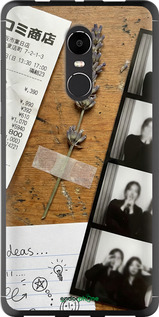 Силиконовый чехол Aesthetic Scrapbook Collage для Xiaomi Redmi Note 4X - 6773u-951 изображение 