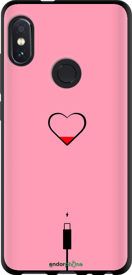TPU чехол Подзарядка сердца1 для Xiaomi Redmi Note 5 Pro - 4275b-1353 изображение 