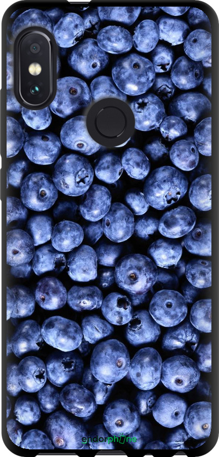 TPU чехол Черника для Xiaomi Redmi Note 5 Pro - 851b-1353 изображение 