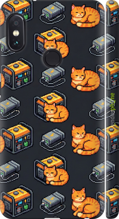 3D пластиковый матовый чехол Autonomous Zone для Xiaomi Redmi Note 5 Pro - 6771m-1353 изображение 