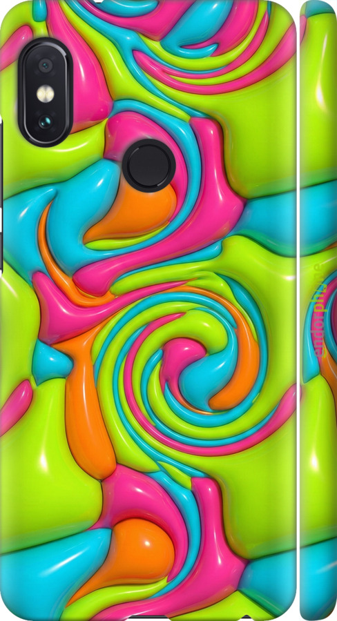 3D пластиковий матовий чехол Y2K Jelly Dream для Xiaomi Redmi Note 5 - 6780m-1516 изображение 