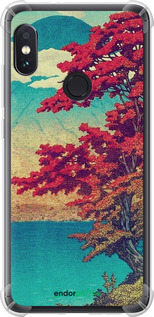 Силикон с усиленными углами чехол С изображением природы для Xiaomi Redmi Note 5 - 6469sp-1516 изображение 