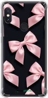 Силіконовий протиударний с посиленими кутами чехол Coquette Ribbons Dark Coquette для Xiaomi Redmi Note 5 Pro - 6767sp-1353 изображение 