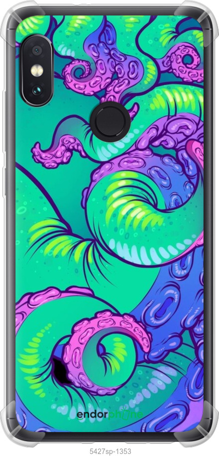 Силикон с усиленными углами чехол № 5427 для Xiaomi Redmi Note 5 Pro - 5427sp-1353 изображение 