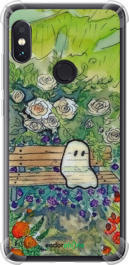 Силикон с усиленными углами чехол Призрак 3 для Xiaomi Redmi Note 5 - 6248sp-1516 изображение 