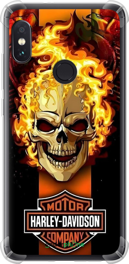 Силикон с усиленными углами чехол Харлей девидсон для Xiaomi Redmi Note 5 - 6370sp-1516 изображение 