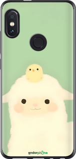 2D пластиковый чехол Барашек и ципленок для Xiaomi Redmi Note 5 Pro - 6369t-1353 изображение 