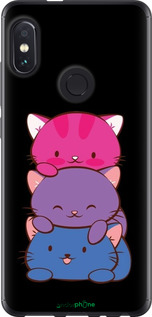 2D пластиковий чехол Милі котятка для Xiaomi Redmi Note 5 Pro - 6518t-1353 изображение 