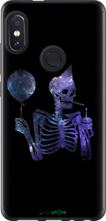 2D пластиковый чехол Скелетное искусство для Xiaomi Redmi Note 5 - 6536t-1516 изображение 