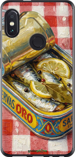 Силиконовый чехол Vintage Sardine Tin Phone для Xiaomi Redmi Note 5 Pro - 6772u-1353 изображение 