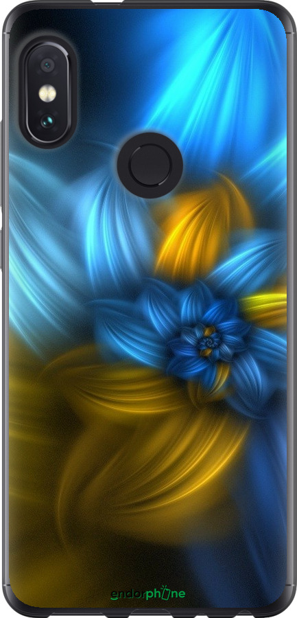 

Силіконовий чохол "Візерунок 46" для Xiaomi Redmi Note 5 Pro, Синій