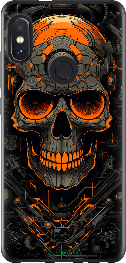 2D пластиковый чехол Череп для Xiaomi Redmi Note 5 - 5952t-1516 изображение 