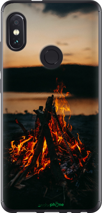 2D пластиковый чехол Огонь для Xiaomi Redmi Note 5 Pro - 6021t-1353 изображение 