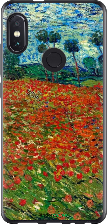 2D пластиковый чехол Винсент Ван Гог-Маковое поле для Xiaomi Redmi Note 5 - 6466t-1516 изображение 