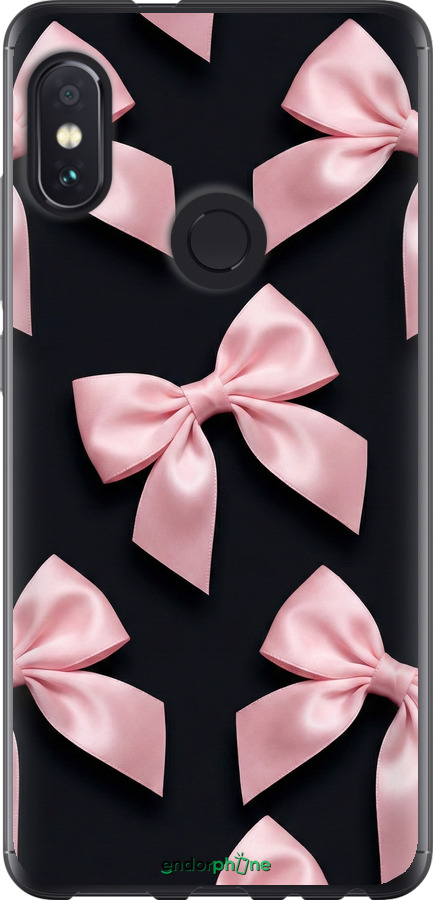2D пластиковый чехол Coquette Ribbons Dark Coquette для Xiaomi Redmi Note 5 Pro - 6767t-1353 изображение 
