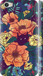 3D пластиковий матовий чехол Із зображенням польових квітів для Xiaomi Redmi Note 5A - 6419m-1401 изображение 