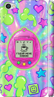3D пластиковый матовый чехол Y2K Aesthetic Retro Pet: Годуй мене кавою для Xiaomi Redmi Note 5A - 6784m-1401 изображение 
