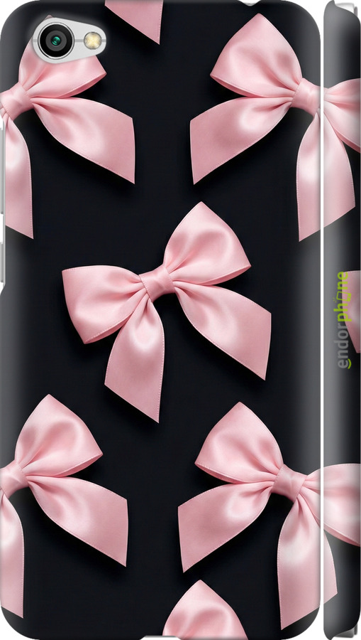 3D пластиковий матовий чехол Coquette Ribbons Dark Coquette для Xiaomi Redmi Note 5A - 6767m-1401 изображение 