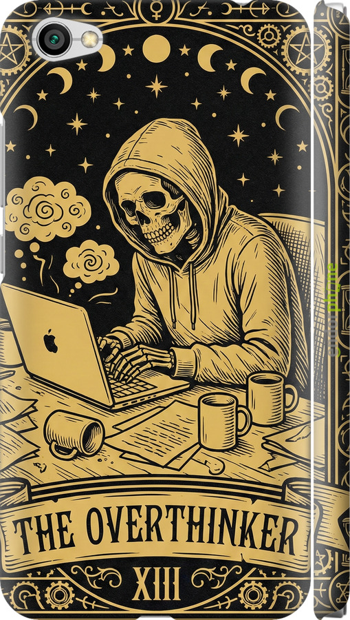 3D пластиковий матовий чехол The Overthinker для Xiaomi Redmi Note 5A - 6774m-1401 изображение 