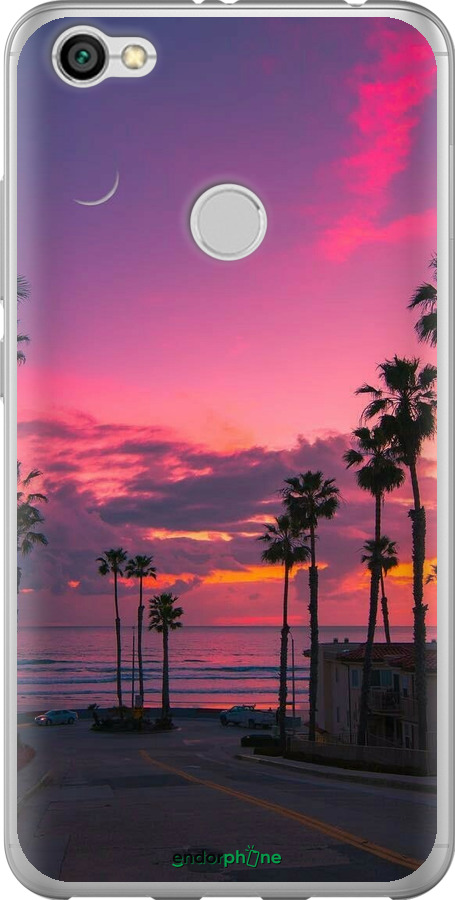 2D пластиковий чехол Пальми для Xiaomi Redmi Note 5A Prime - 5873t-1063 изображение 