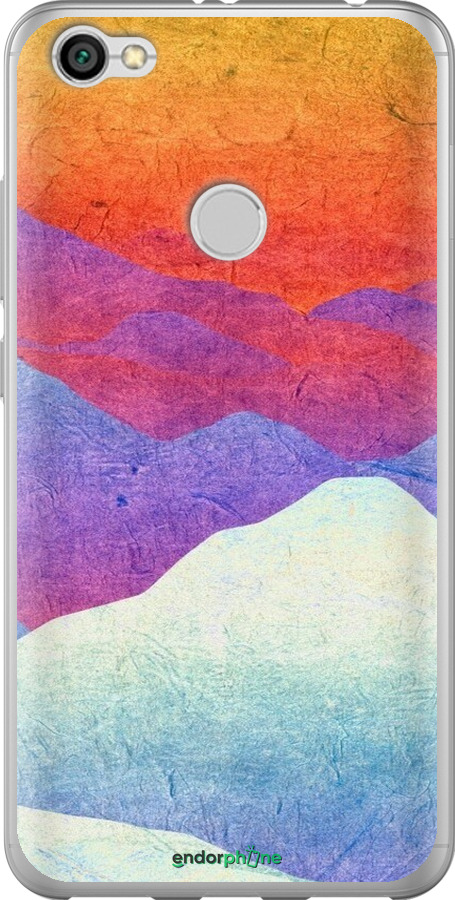2D пластиковий чехол Гірський захід сонця для Xiaomi Redmi Note 5A Prime - 6479t-1063 изображение 