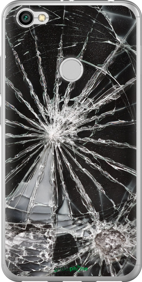 2D пластиковый чехол Glass для Xiaomi Redmi Note 5A Prime - 6608t-1063 изображение 
