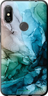 TPU чехол С красочной абстрактной картиной Соленые берега для Xiaomi Redmi Note 6 Pro - 6405b-1551 изображение 
