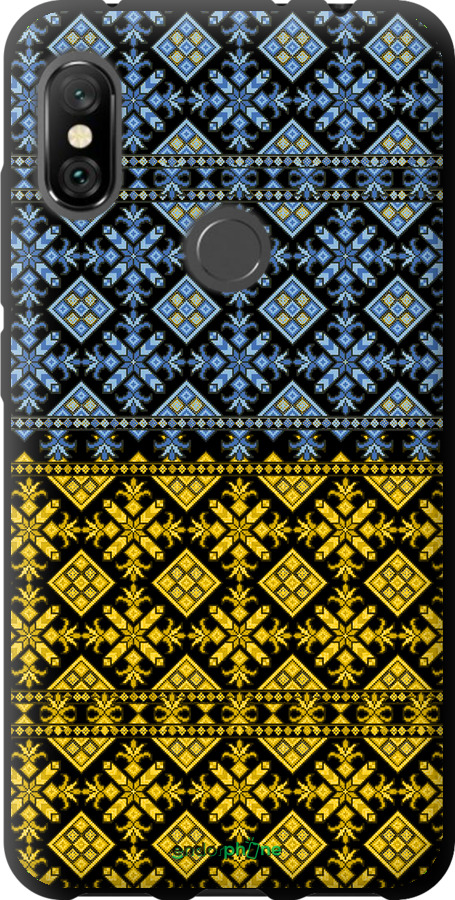 TPU чехол Жовто-блакитна вишиванка для Xiaomi Redmi Note 6 Pro - 1169b-1551 изображение 
