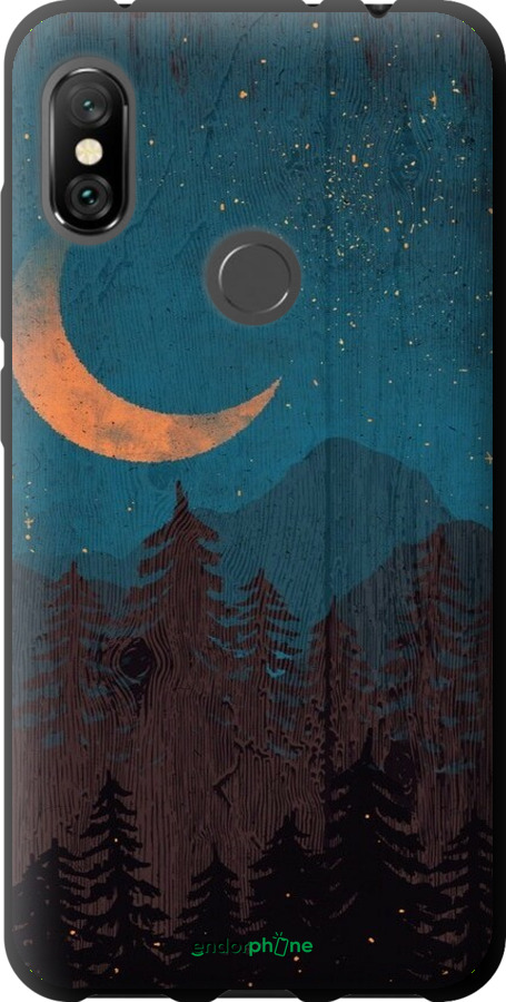 TPU чехол Звездный лес для Xiaomi Redmi Note 6 Pro - 6480b-1551 изображение 