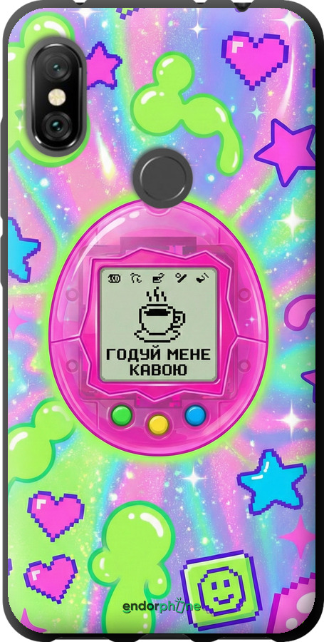 TPU чехол Y2K Aesthetic Retro Pet: Годуй мене кавою для Xiaomi Redmi Note 6 Pro - 6784b-1551 изображение 