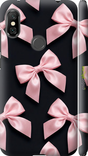 3D пластиковый матовый чехол 'Coquette Ribbons Dark Coquette' для Xiaomi Redmi Note 6 Pro изображение 5