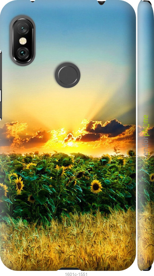 

3D пластиковий матовий чохол "Україна" для Xiaomi Redmi Note 6 Pro