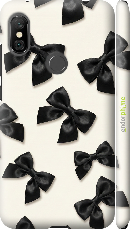 3D пластиковий матовий чехол Dark Coquette для Xiaomi Redmi Note 6 Pro - 6765m-1551 изображение 