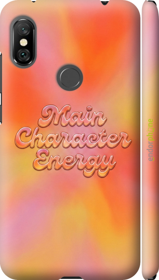 3D пластиковий матовий чехол Aura Gradient Main Character Energy Aesthetic Y2K для Xiaomi Redmi Note 6 Pro - 6783m-1551 изображение 
