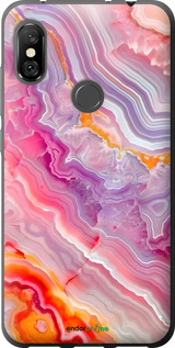 2D пластиковый чехол Мрамор 2 для Xiaomi Redmi Note 6 Pro - 6307t-1551 изображение 