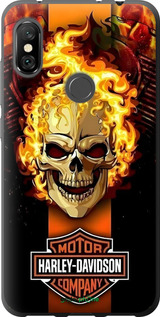 2D пластиковий чехол Харлей девидсон для Xiaomi Redmi Note 6 Pro - 6370t-1551 изображение 