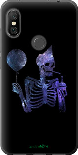 2D пластиковый чехол Скелетное искусство для Xiaomi Redmi Note 6 Pro - 6536t-1551 изображение 