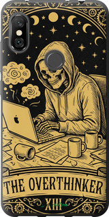 2D пластиковый чехол 'The Overthinker' для Xiaomi Redmi Note 6 Pro изображение 3