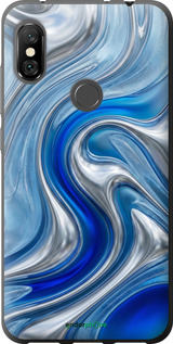 2D пластиковий чехол Liquid Chrome для Xiaomi Redmi Note 6 Pro - 6781t-1551 изображение 