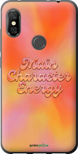 Силиконовый чехол Aura Gradient Main Character Energy Aesthetic Y2K для Xiaomi Redmi Note 6 Pro - 6783u-1551 изображение 