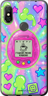 Силиконовый чехол Y2K Aesthetic Retro Pet: Годуй мене кавою для Xiaomi Redmi Note 6 Pro - 6784u-1551 изображение 