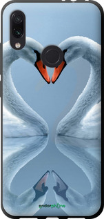 TPU чехол Лебеди для Xiaomi Redmi Note 7 - 6007b-1639 изображение 