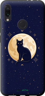 TPU чехол Cute Cat Celestial/Witchy для Xiaomi Redmi Note 7 - 6787b-1639 изображение 
