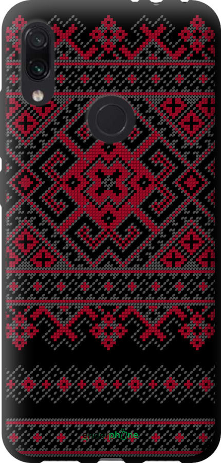 TPU чехол Вышиванка 52 для Xiaomi Redmi Note 7 - 1763b-1639 изображение 