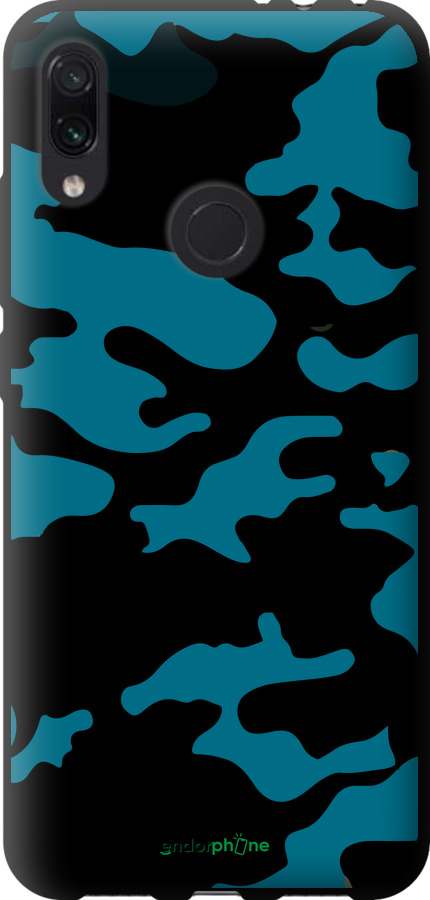TPU чехол Камуфляж прозорий фон для Xiaomi Redmi Note 7 - 4877b-1639 изображение 