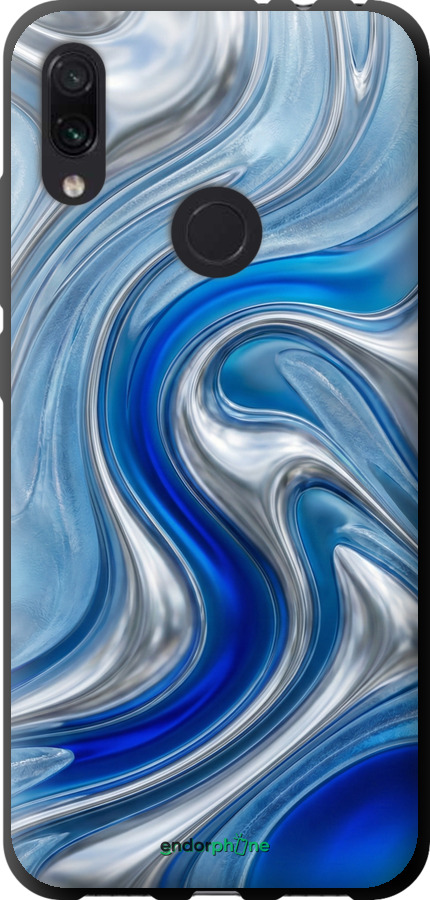 TPU чехол Liquid Chrome для Xiaomi Redmi Note 7 - 6781b-1639 изображение 