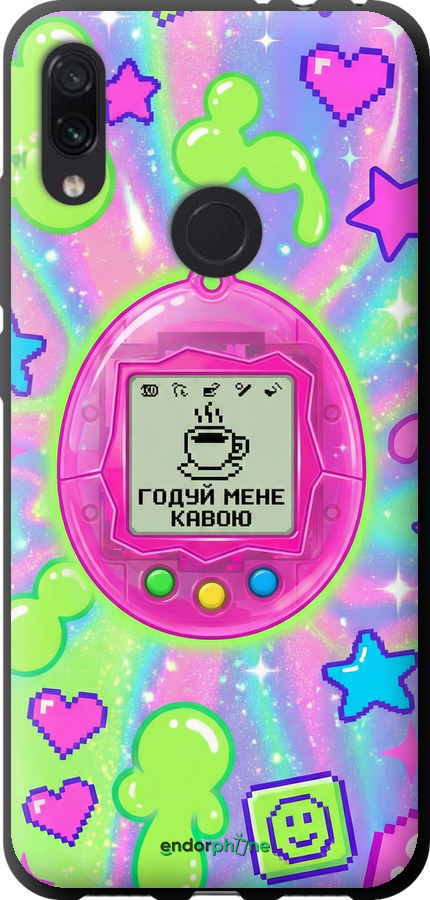 TPU чехол Y2K Aesthetic Retro Pet: Годуй мене кавою для Xiaomi Redmi Note 7 - 6784b-1639 изображение 