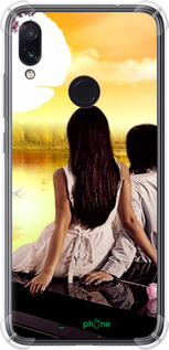 Силикон с усиленными углами чехол Sunset для Xiaomi Redmi Note 7 - 6607sp-1639 изображение 